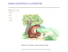 Tablet Screenshot of dianacatchpoleillustrator.com